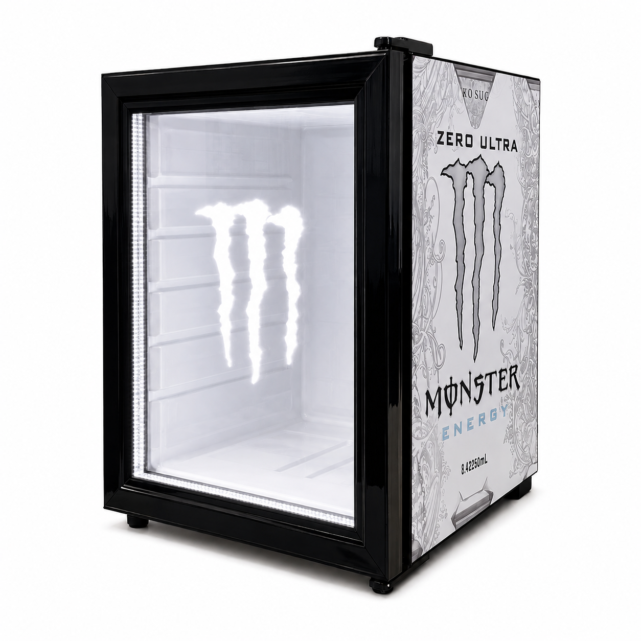 White Monster Mini Fridge
