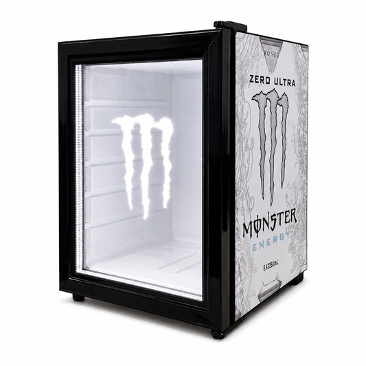 White Monster Mini Fridge