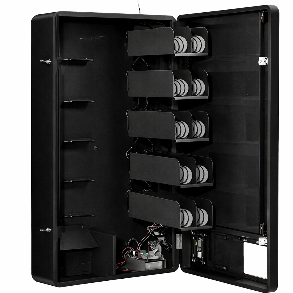 32-Inch Smart Vending Machine - Black Inside